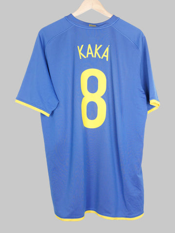 2008/10 Brazil Kaka #8 Away Shirt (XL)