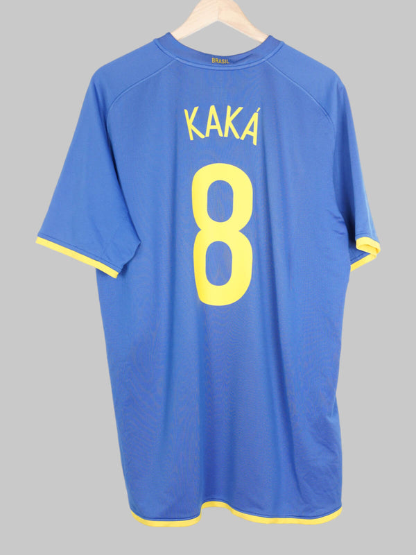2008/10 Brasil Kaka #8 Camiseta Visitante (XL) Nike