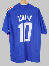 2002/4 France Zidane #10 Home Shirt (L)
