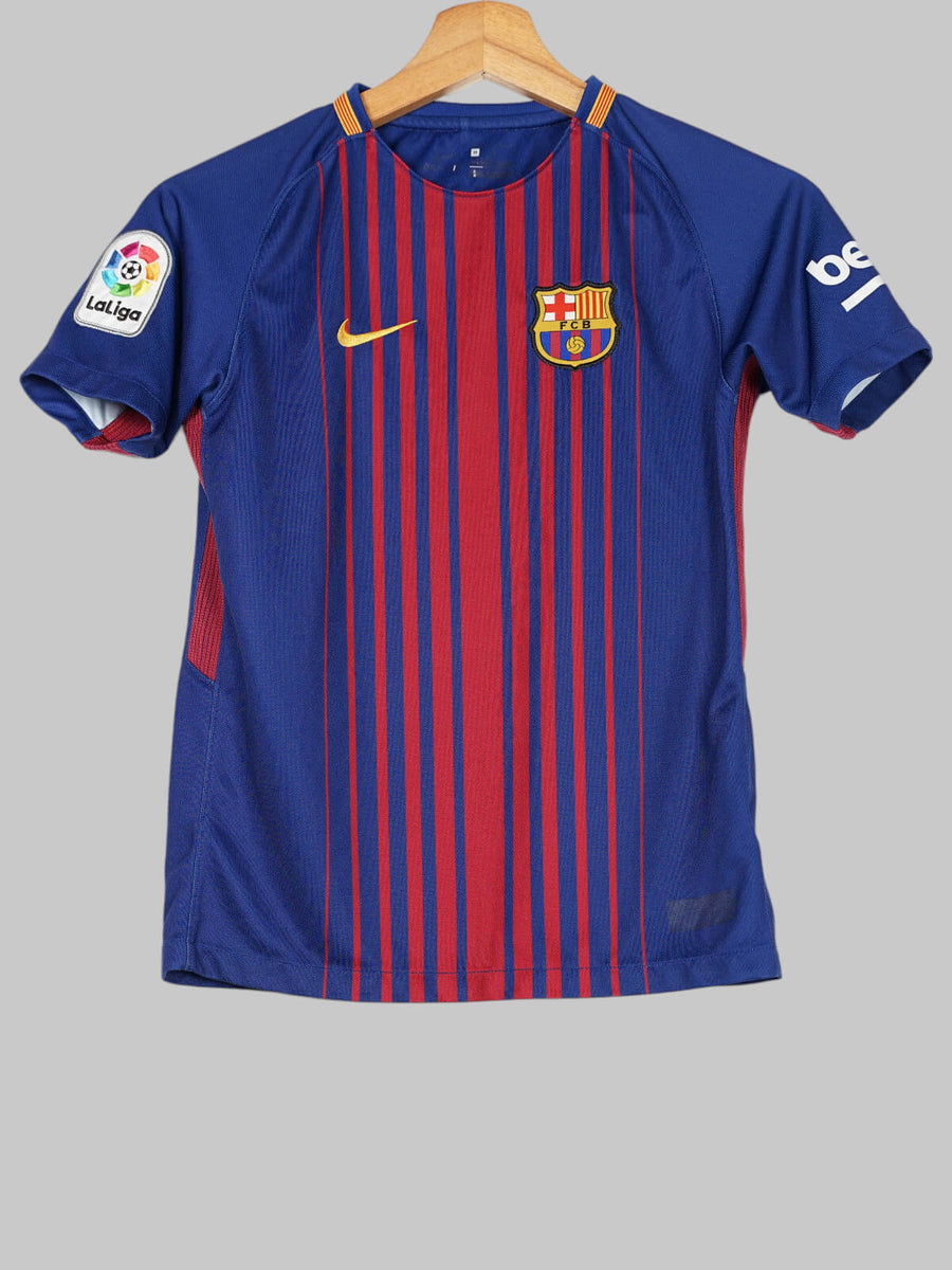 2017/18 Barcelona Home Shirt (M Kids)