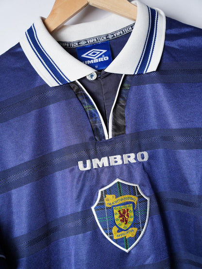 Scotland 1998/99 Home Shirt - 9/10 - M