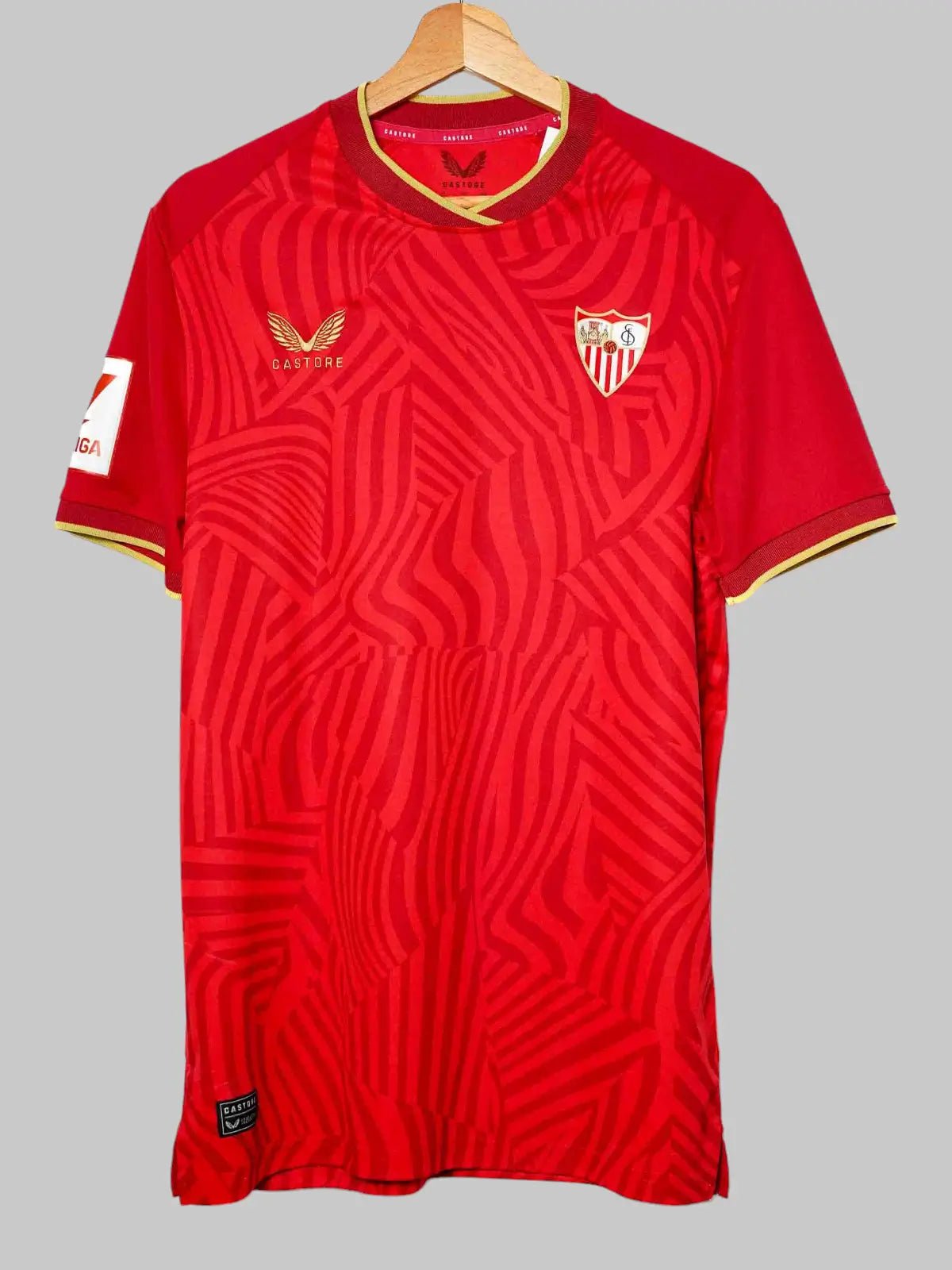 CAMISETA DE FUTBOL OFICIAL VINTAGE DEL SEVILLA F.C JOMA TALLA XL Nº 14 ESCUDE CAMISETA DE FUTBOL OFICIAL VINTAGE DEL SEVILLA F.C JOMA TALLA XL Nº 14 ESCUDE