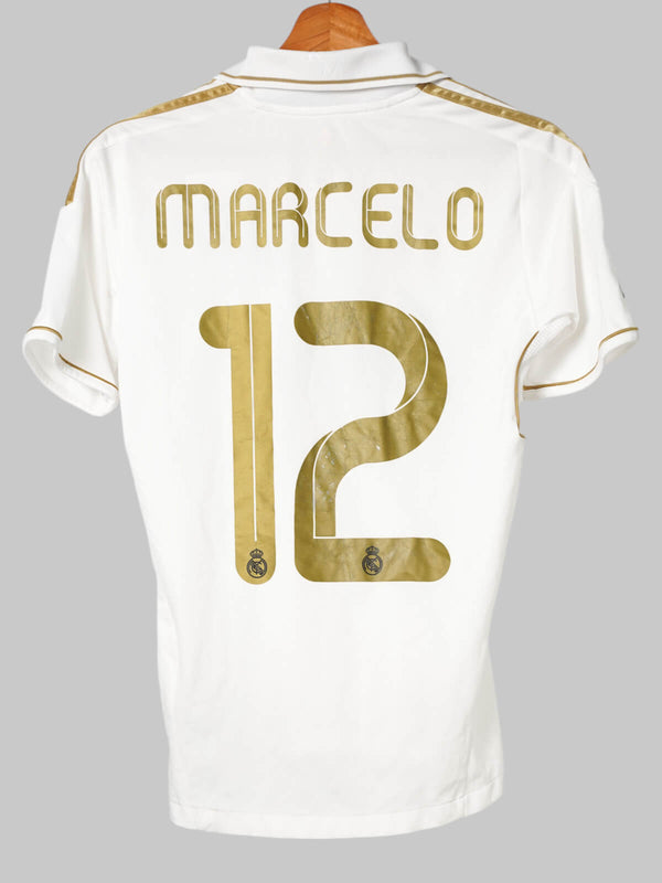2011/12 Real Madrid Marcelo #12 Home Shirt (L Kids) Adidas