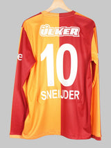 2013/14 Galatasaray Sneijder #10 Home Shirt L/S (M)