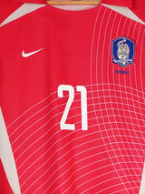 South Korea Home Shirt 2002/3 J S Park 21 (M)