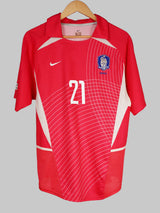 South Korea Home Shirt 2002/3 J S Park 21 (M)