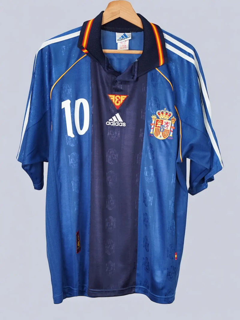 Spain Away Shirt 1999/00 Raul 10 (L)