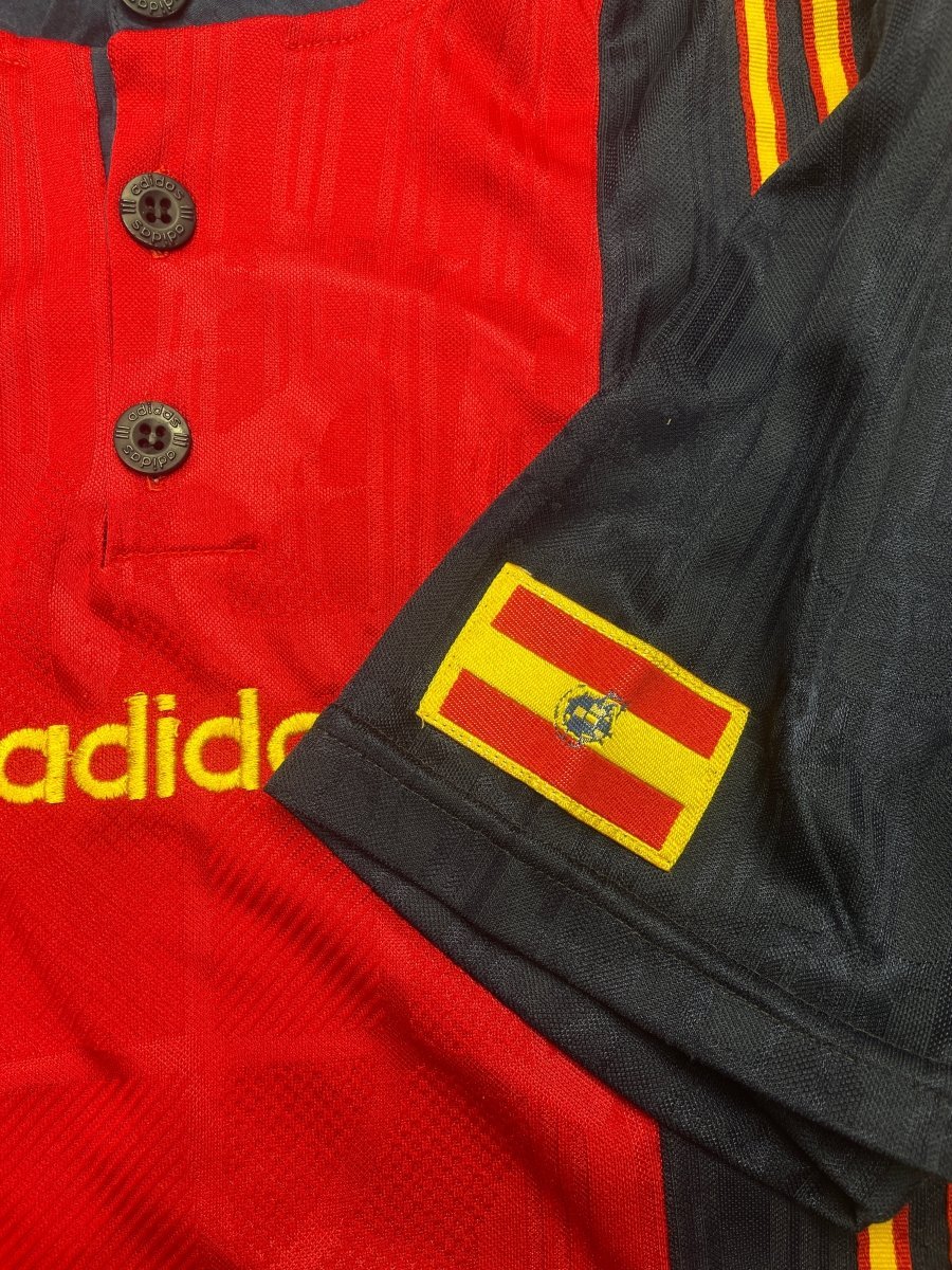 Spain Home Shirt 1996/97 - 9/10 - M