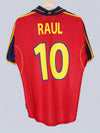Spain Home Shirt 1999/02 Raul #10 (S)