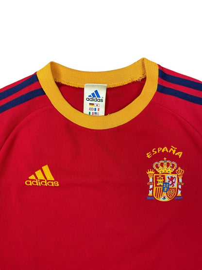 Spain Home Shirt 2002 - 9/10 - XL Kids