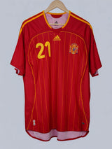 Spain Home Shirt 2006/7 David Villa 21 (XL)