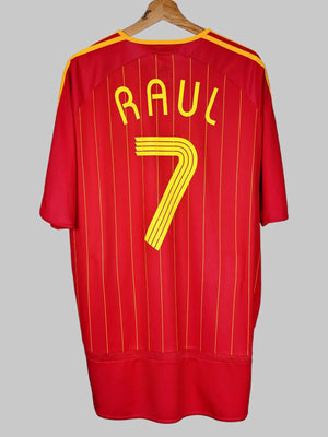 Spain Home Shirt 2006/7 Raul 7 (XL)