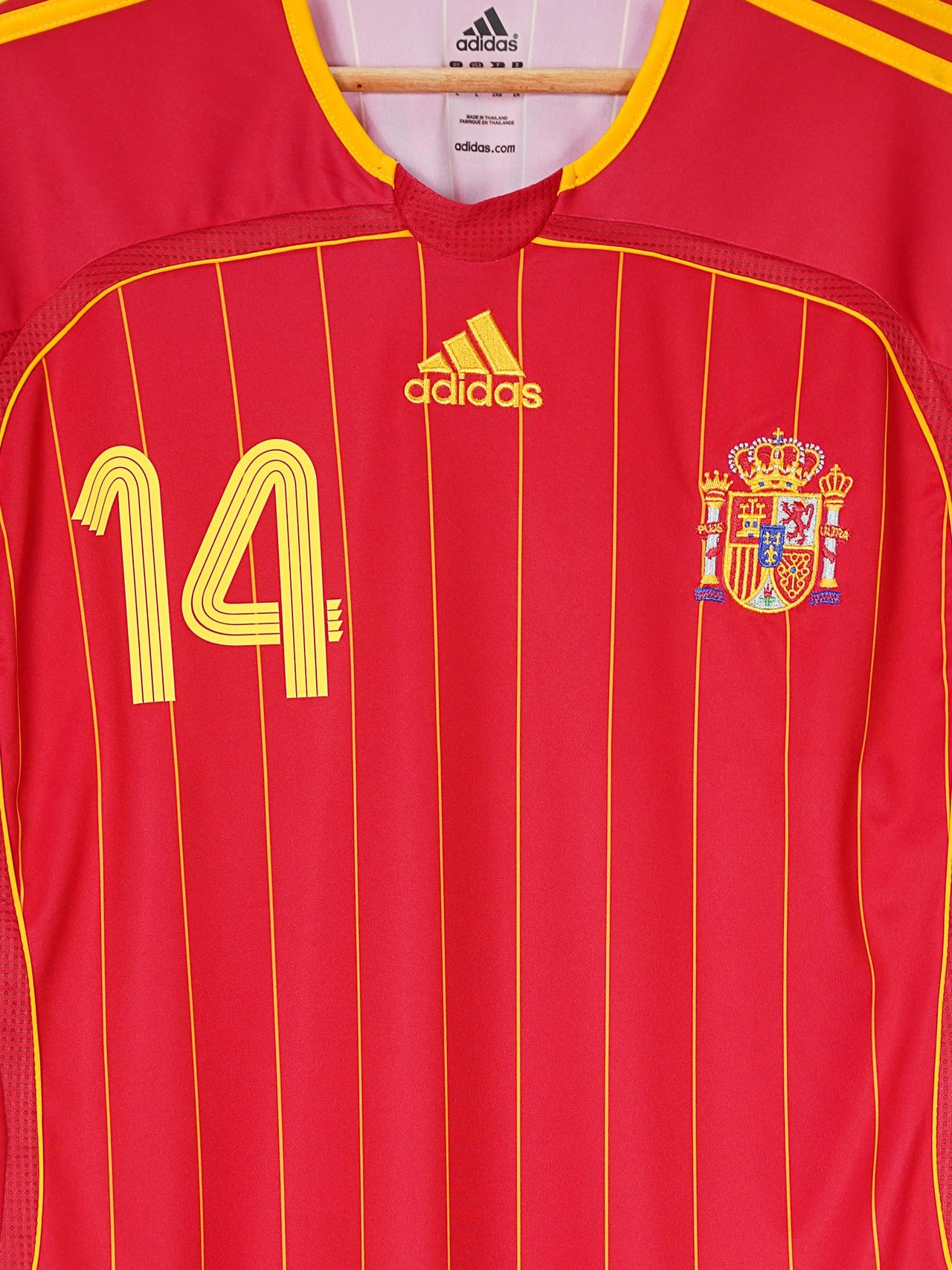 Spain Home Shirt 2006/8 Alonso 14 (L)