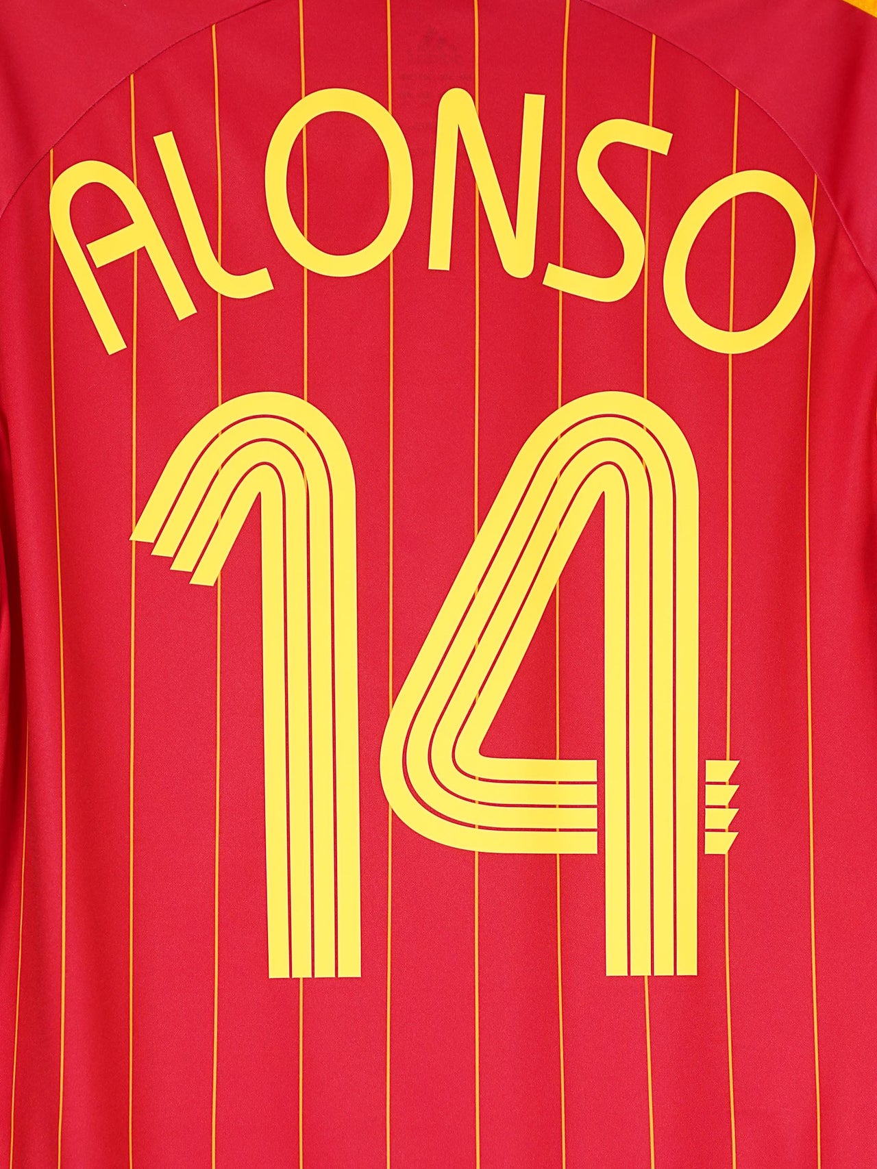 Spain Home Shirt 2006/8 Alonso 14 (L)