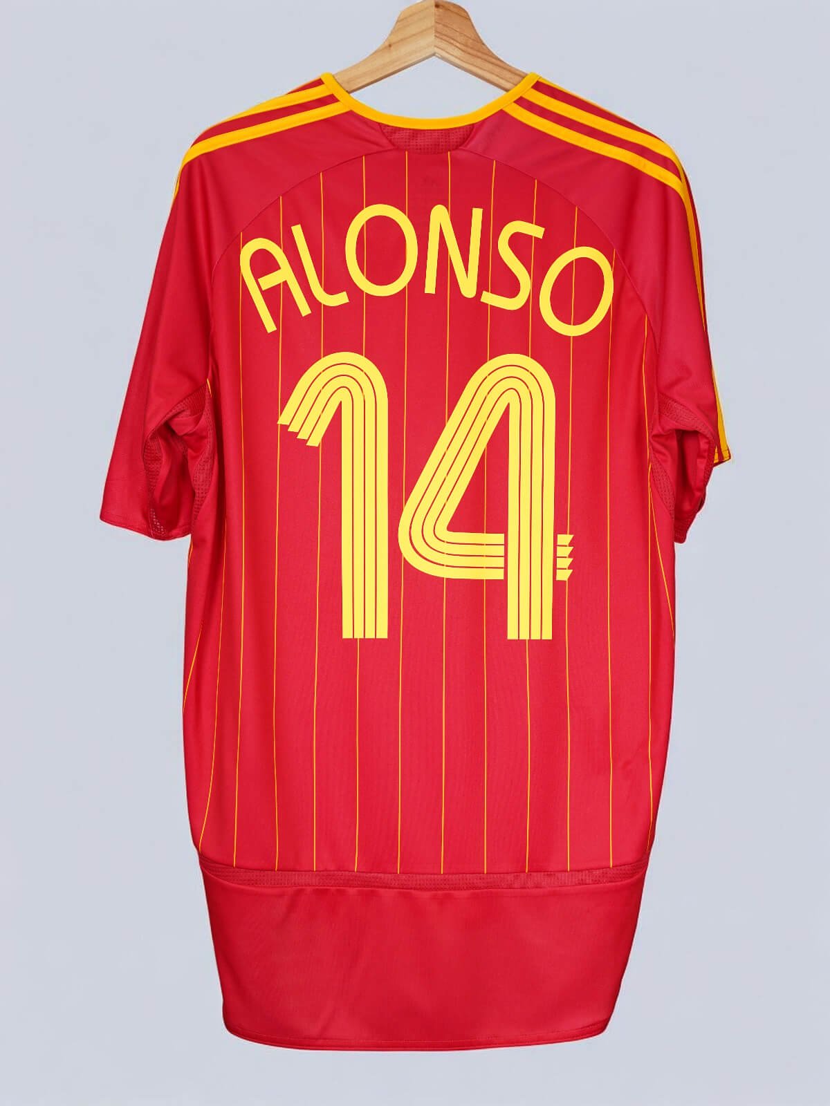 Spain Home Shirt 2006/8 Alonso 14 (L)