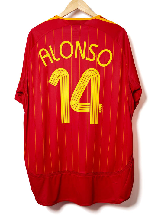 Spain Home Shirt 2006/8 Alonso 14 (XL)