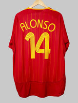 Spain Home Shirt 2006/8 Alonso 14 (XL)
