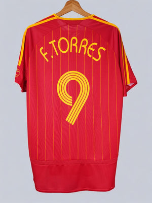 Spain Home Shirt 2006/8 F.Torres 9 (M)