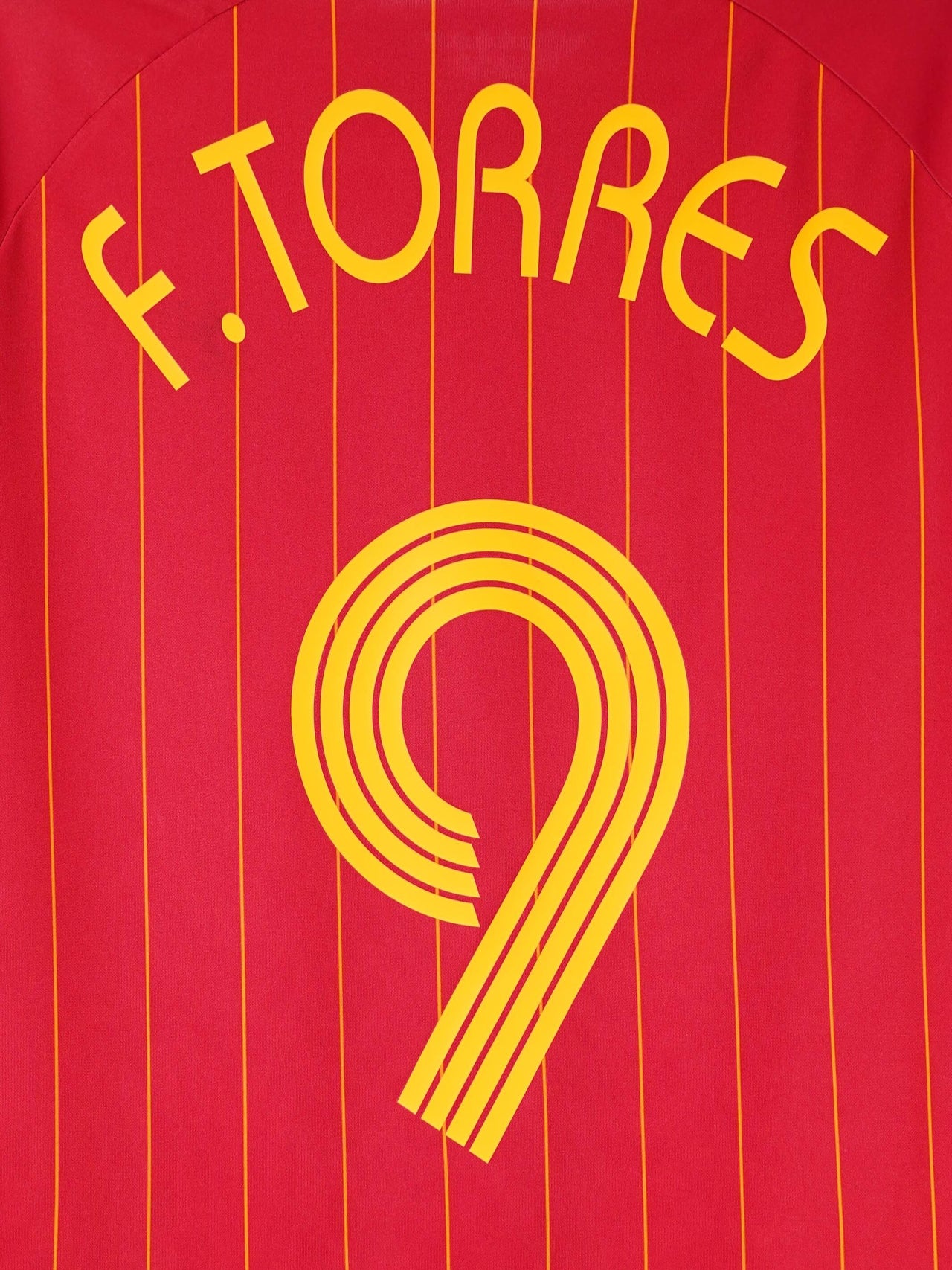 Spain Home Shirt 2006/8 F.Torres 9 (M)
