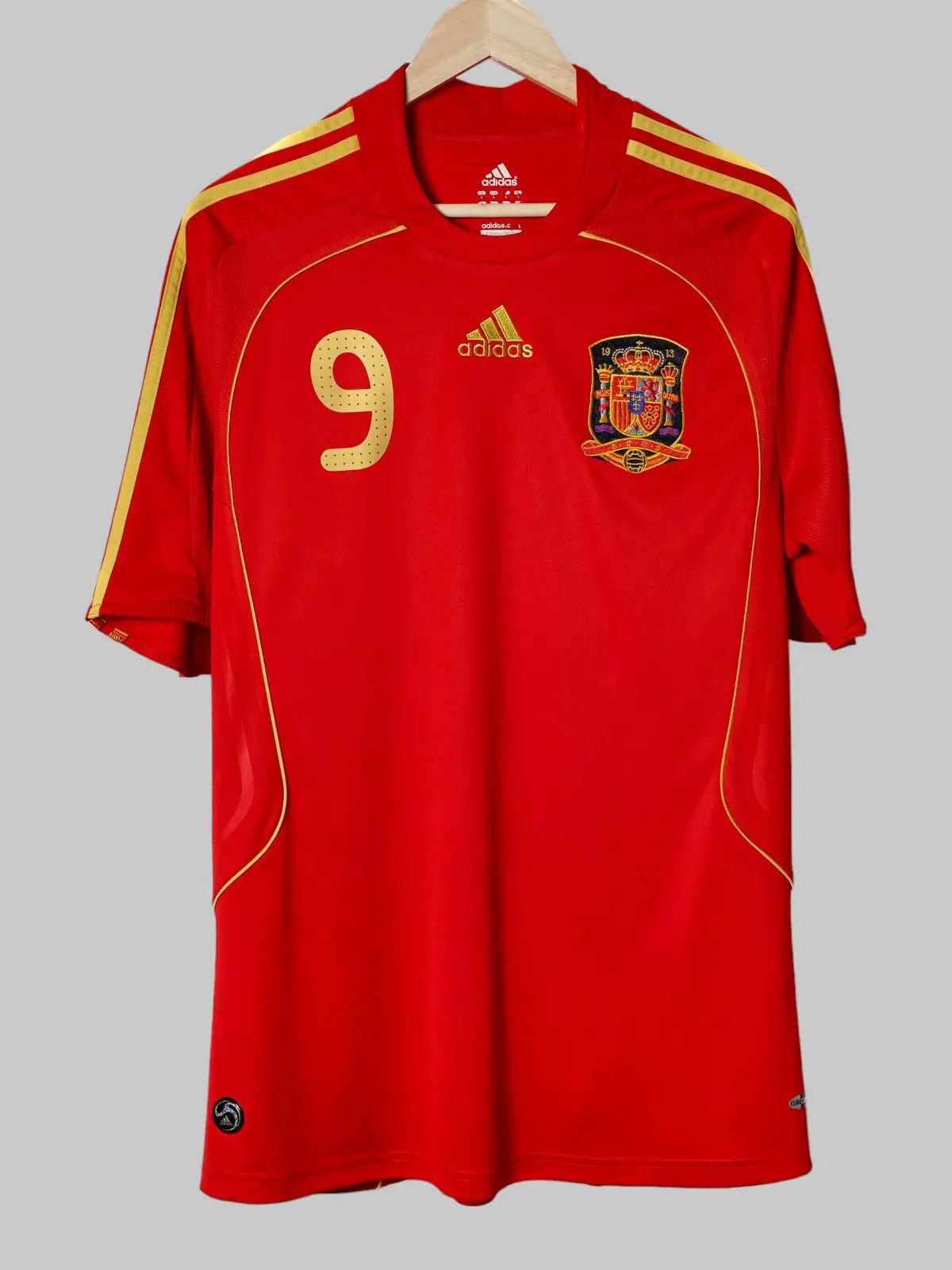 Spain Home Shirt 2008/10 Torres 9 (L)