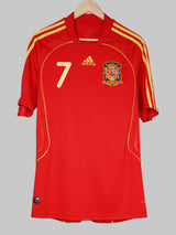 Spain Home Shirt 2008/9 David Villa 7 (M)