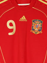 Spain Home Shirt 2008/9 Torres 9 (M)
