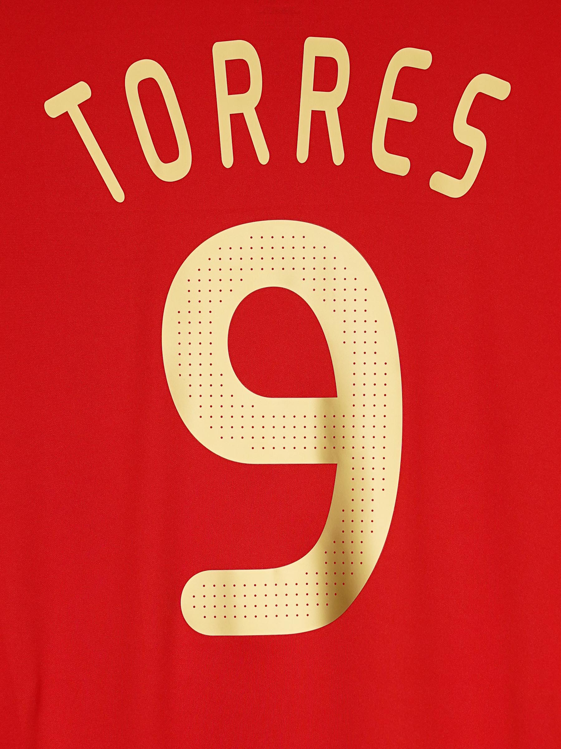 Spain Home Shirt 2010/11 Torres 9 (L)