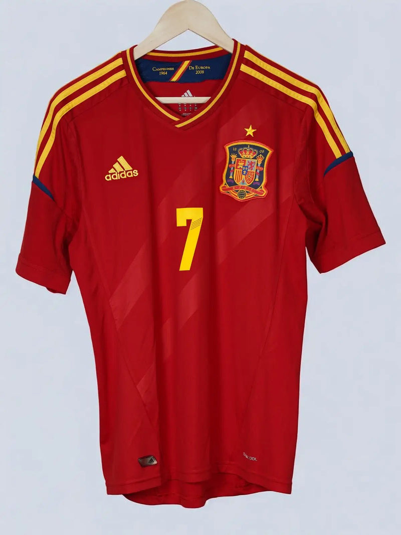 Spain Home Shirt 2011/12 David Villa 7 (M)