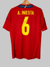 Spain Home Shirt 2012/13 A.Iniesta #6 (M)