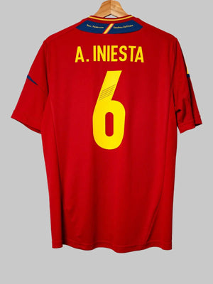 Spanien Heimtrikot 2012/13 A.Iniesta 6 (M)