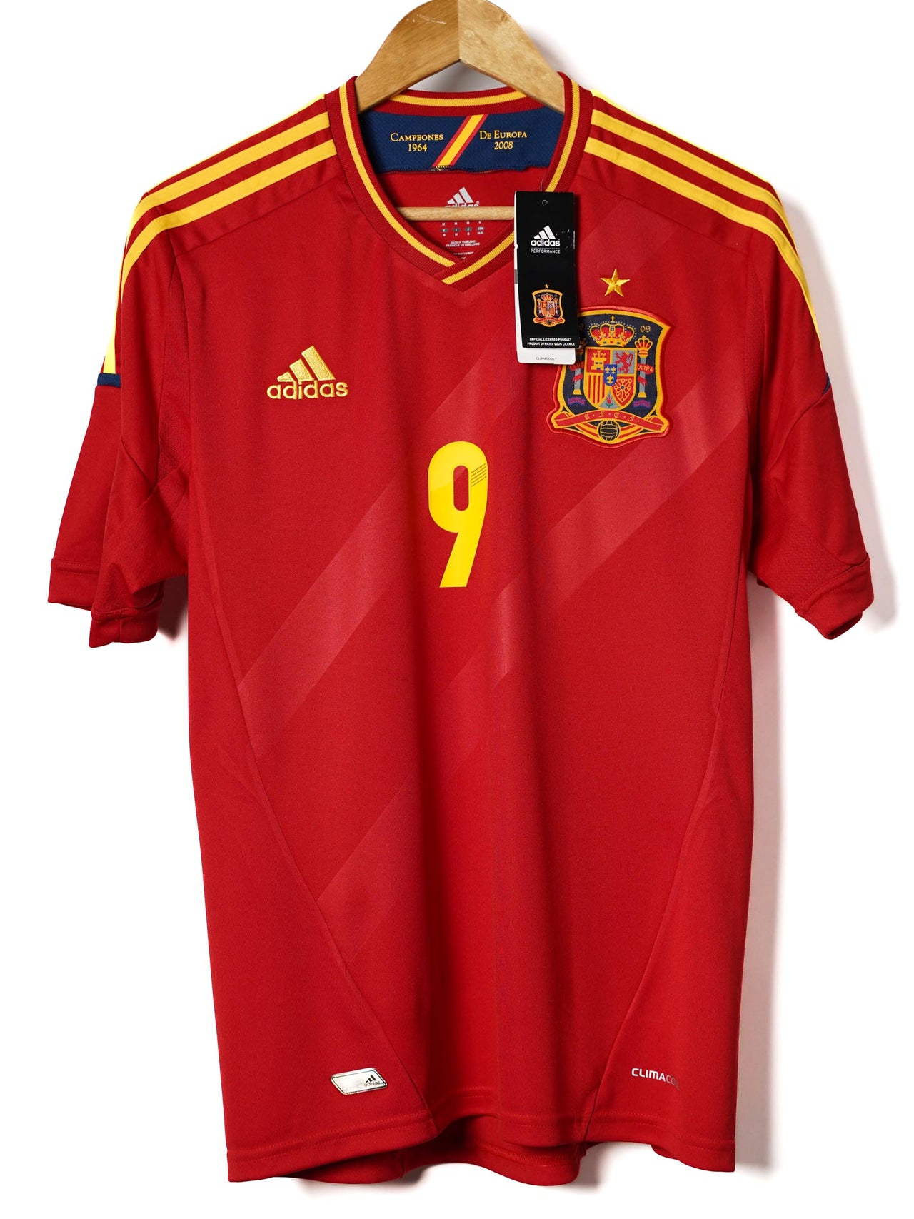 Spain Home Shirt 2012/13 BNWT Torres 9 (M)