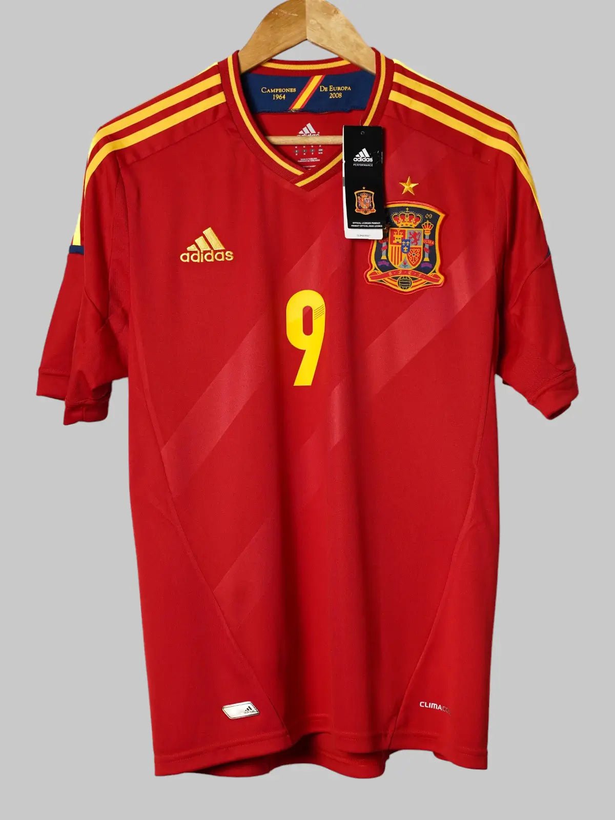 Spain Home Shirt 2012/13 BNWT Torres 9 (M)