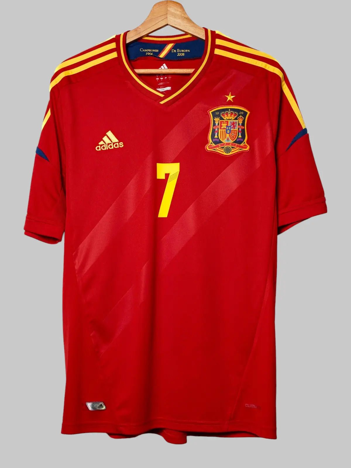 Spain Home Shirt 2012/13 David Villa 7 (L)