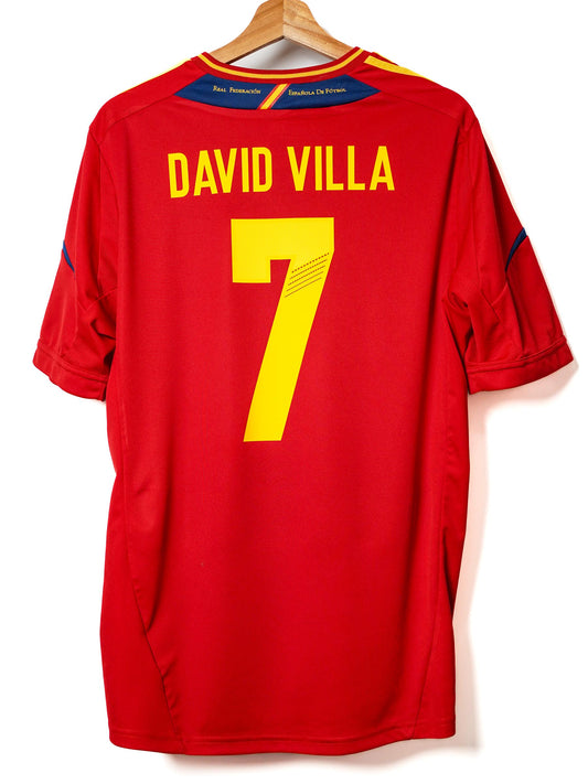 Spain Home Shirt 2012/13 David Villa 7 (L)
