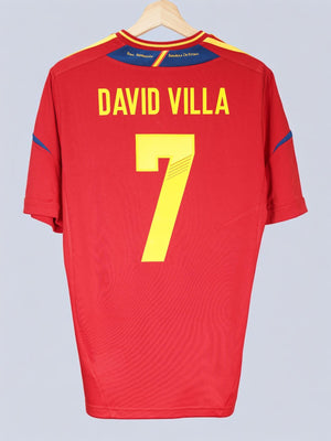 Spain Home Shirt 2012/13 David Villa 7 (M)
