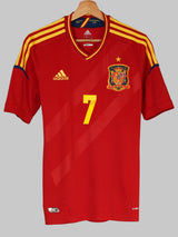 Spain Home Shirt 2012/13 David Villa 7 (S)