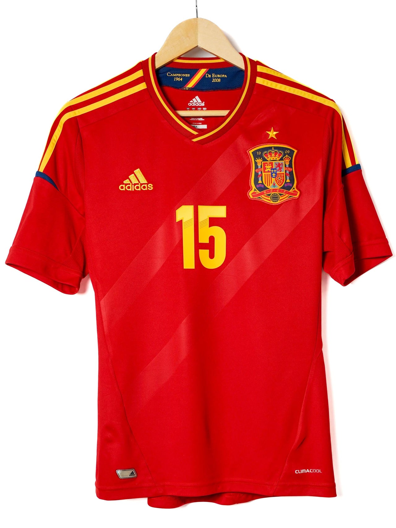Spain Home Shirt 2012/13 Ramos 15 (M)