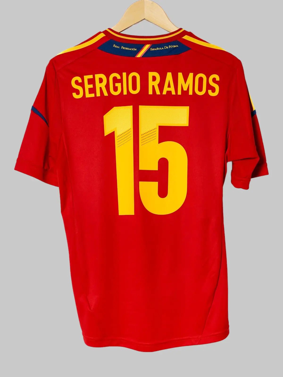 Spain Home Shirt 2012/13 Ramos 15 (M)