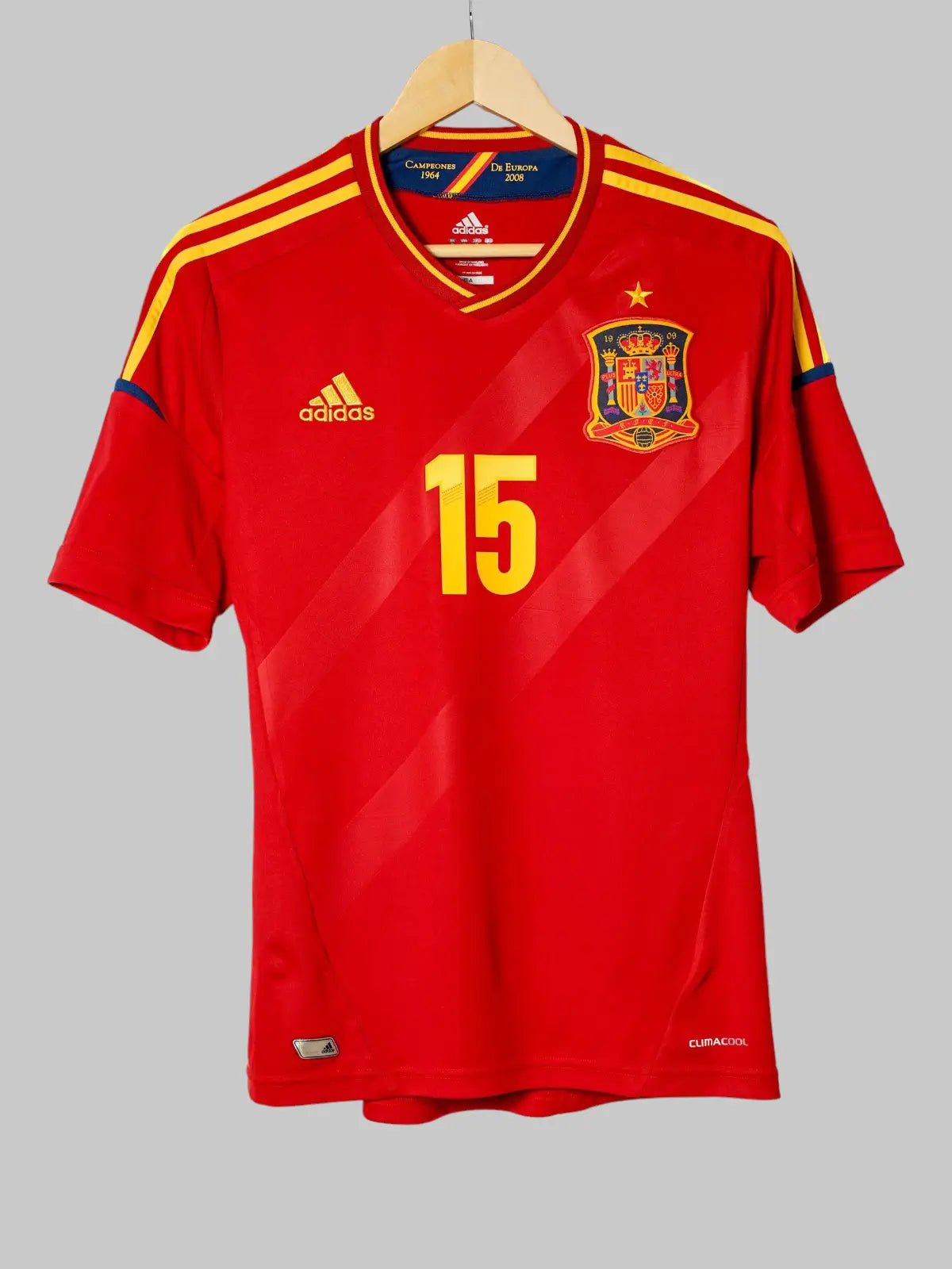 Spain Home Shirt 2012/13 Ramos 15 (M)