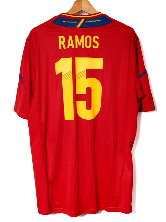 Spain Home Shirt 2012/13 Sergio Ramos 15 (XL)