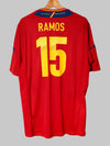 Camiseta de local de España 2012/13 Sergio Ramos nº 15 (XL)