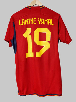 Spanje Thuisshirt 2022/23 Lamine Yamal 19 (L)