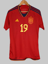 Spain Home Shirt 2022/23 Lamine Yamal 19 (M)