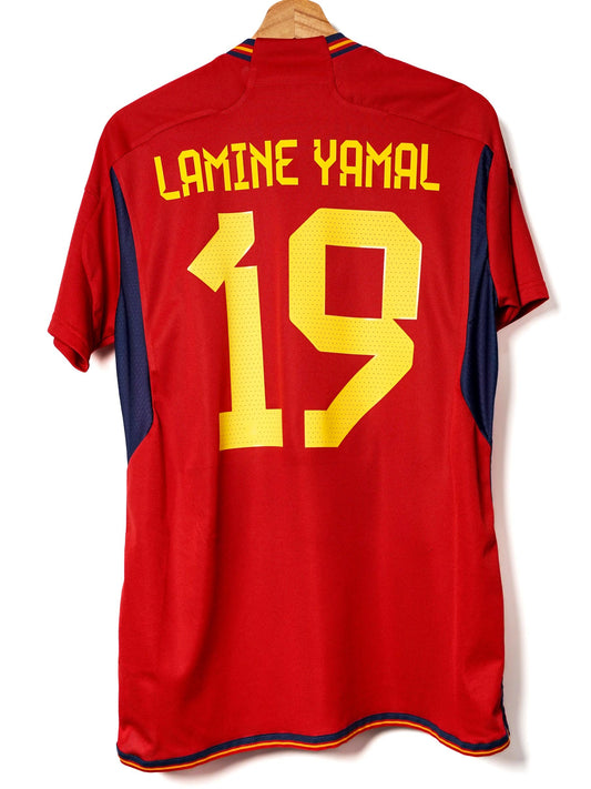 Spain Home Shirt 2022/23 Lamine Yamal 19 (M)