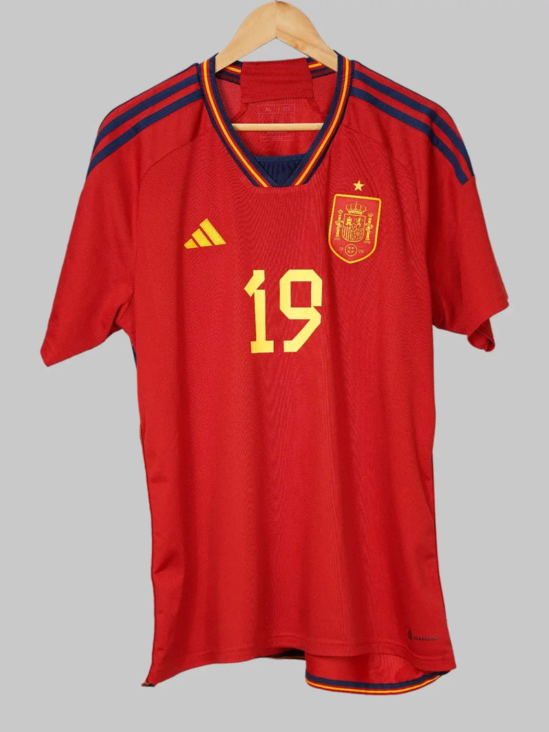 Spain Home Shirt 2022/23 Lamine Yamal 19 (XL)