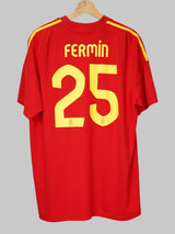 Spain Home Shirt 2024/25 Fermin 25 (XL)