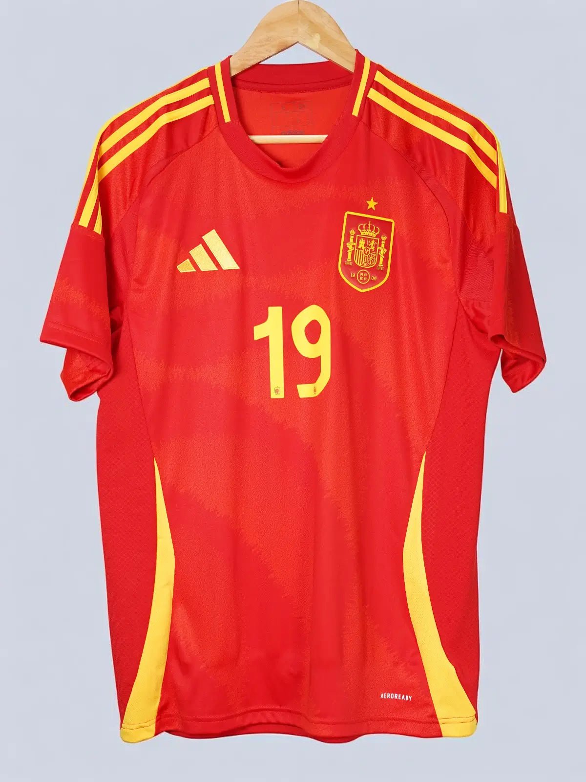 Spain Home Shirt 2024/25 Lamine Yamal 19 (L)