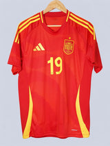 Spain Home Shirt 2024/25 Lamine Yamal 19 (L)