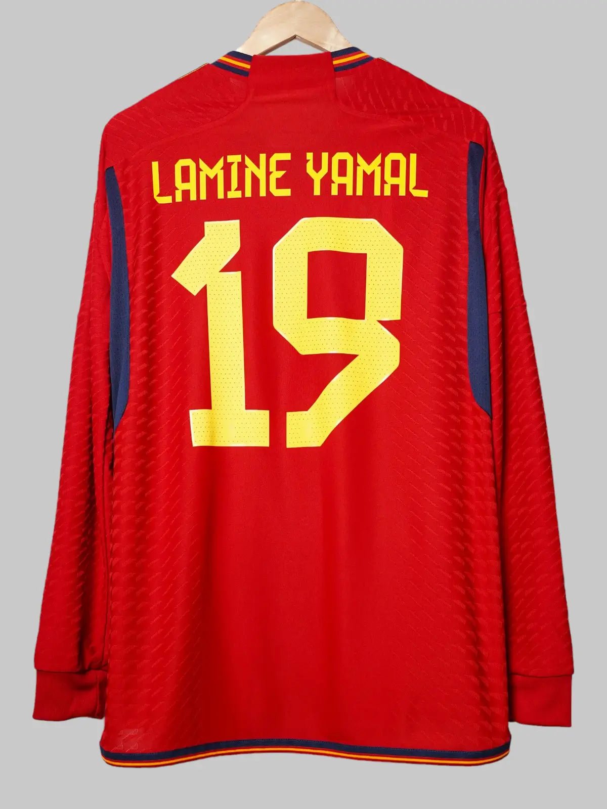Spain Home Shirt L/S 2022/23 Player Issue Lamine Yamal 19 (M)