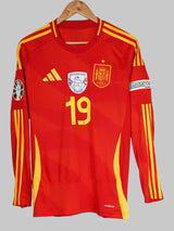 Spain Home Shirt L/S 2024/25 Lamine Yamal 19 (M)